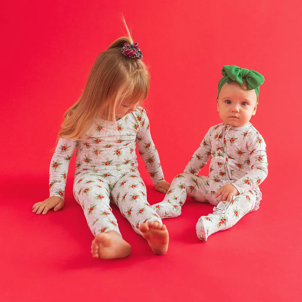 Gladys Footie Ruffled Zippered One Piece