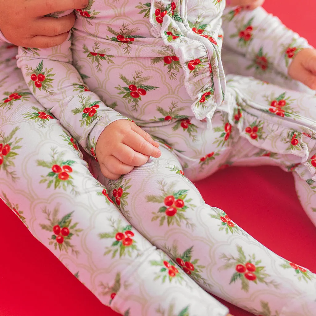 Gladys Footie Ruffled Zippered One Piece